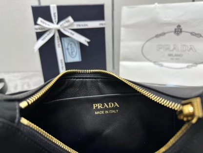 Prada Arqué small leather shoulder bag