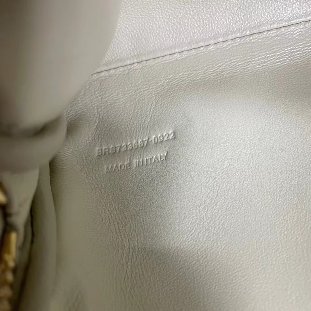 YSL GABY ZIPPED POUCH IN QUILTED LAMBSKIN