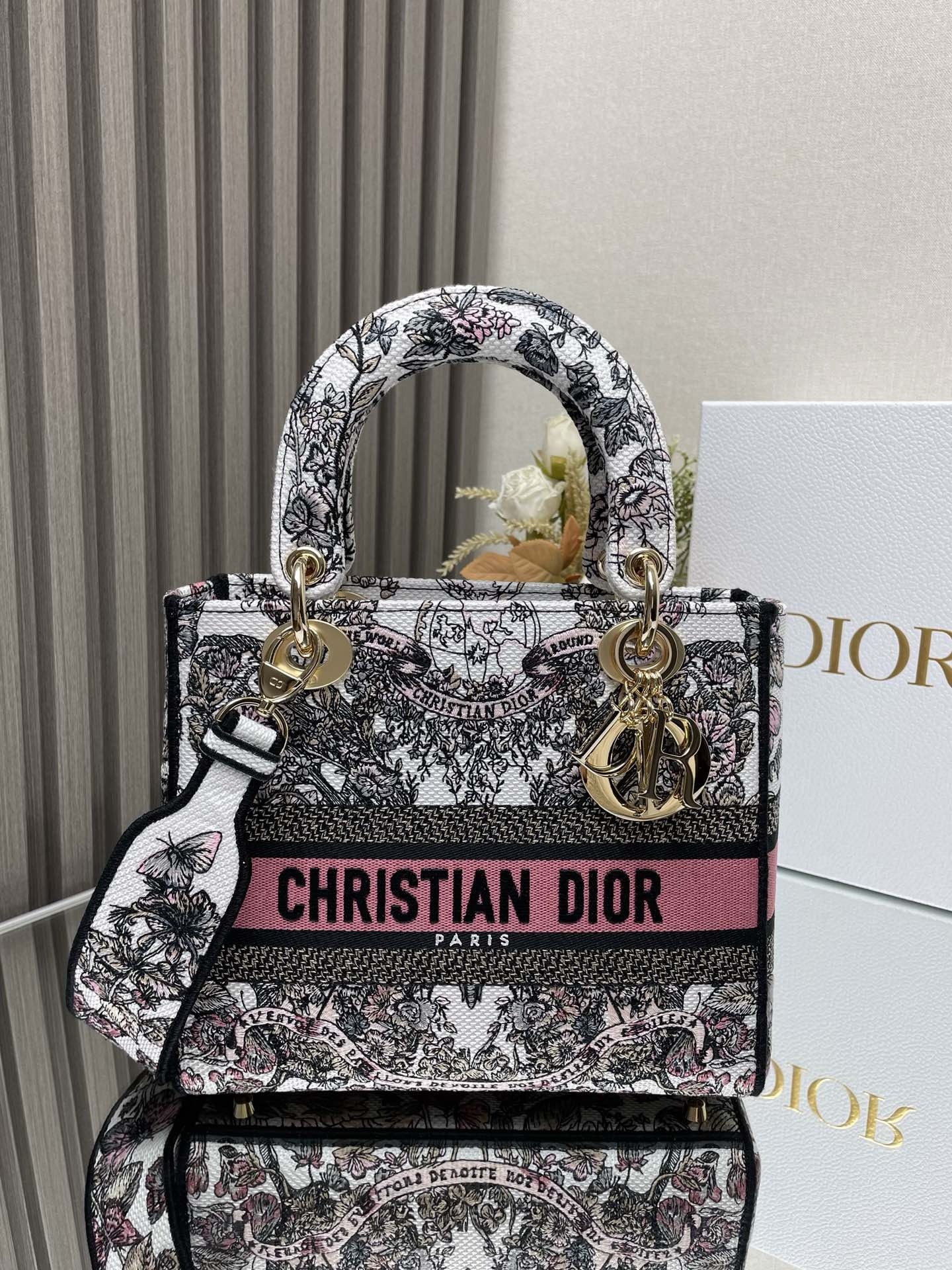 Christian Dior Medium Lady Dior Bag