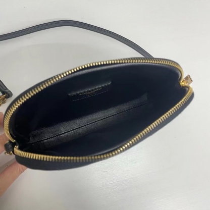 YSL GABY ZIPPED POUCH IN QUILTED LAMBSKIN