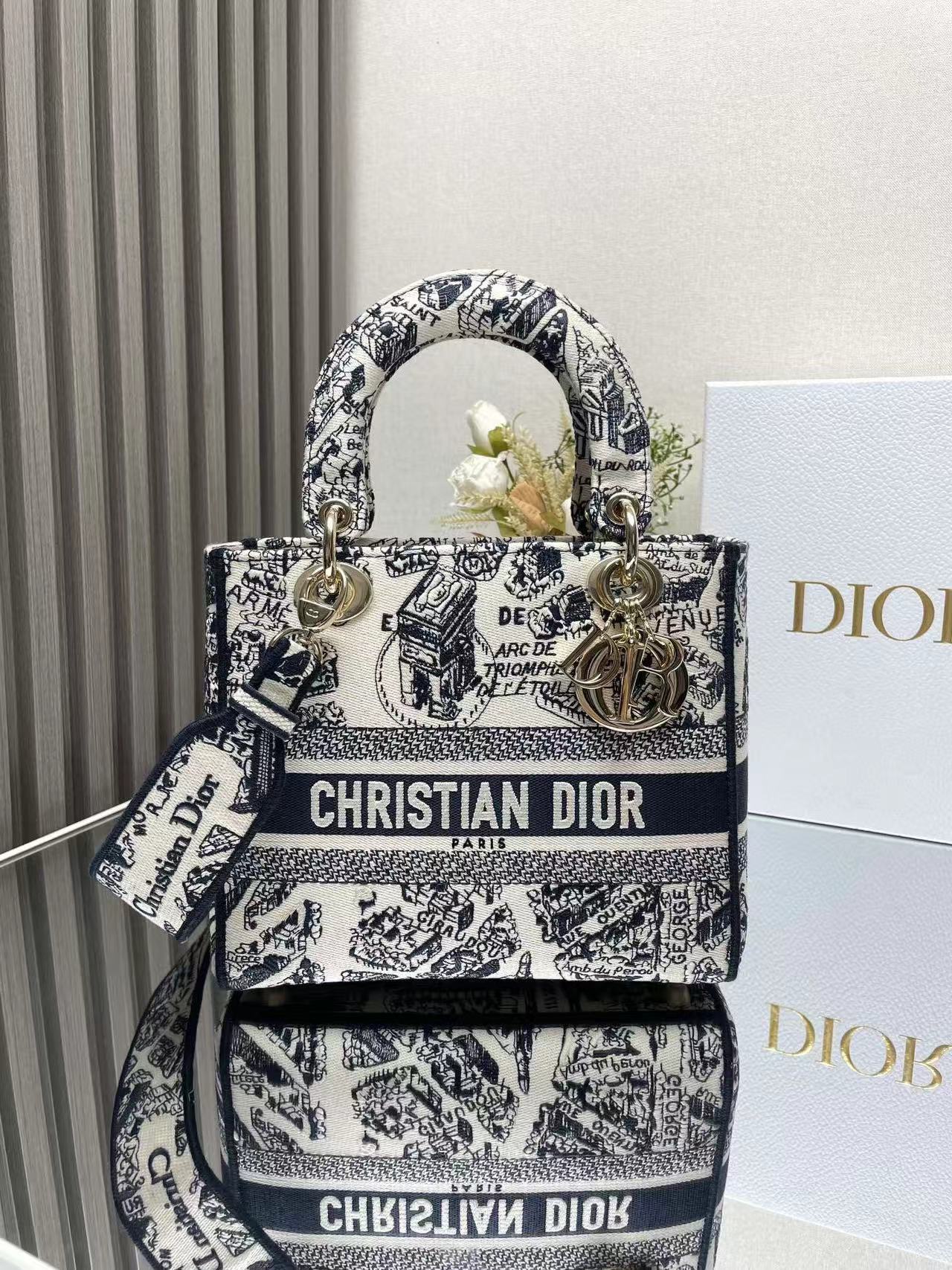 Christian Dior Medium Lady Dior Bag