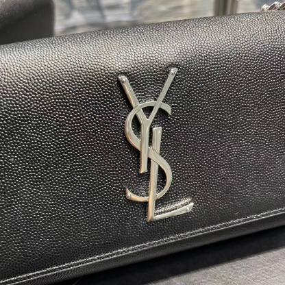 YSL Small KATE bag in grained leather