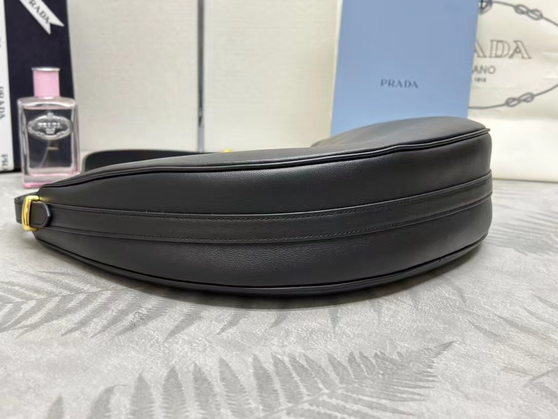 Prada Arqué large leather shoulder bag