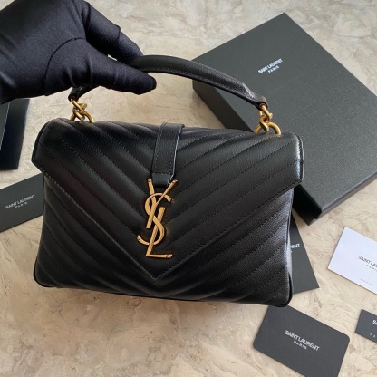 YSL COLLEGE MEDIUM IN QUILTED LEATHER