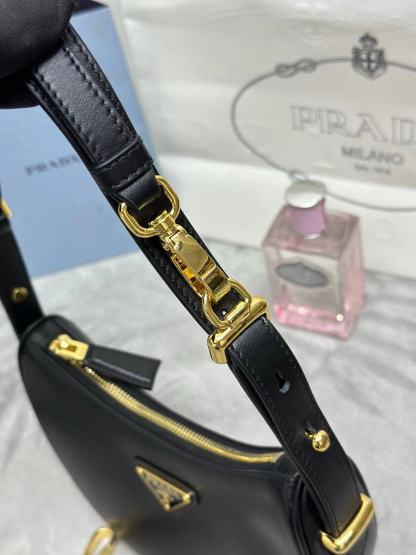 Prada Arqué leather mini shoulder bag