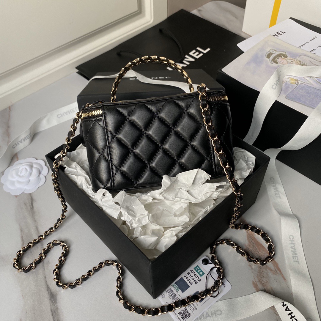 Chanel makeup bag