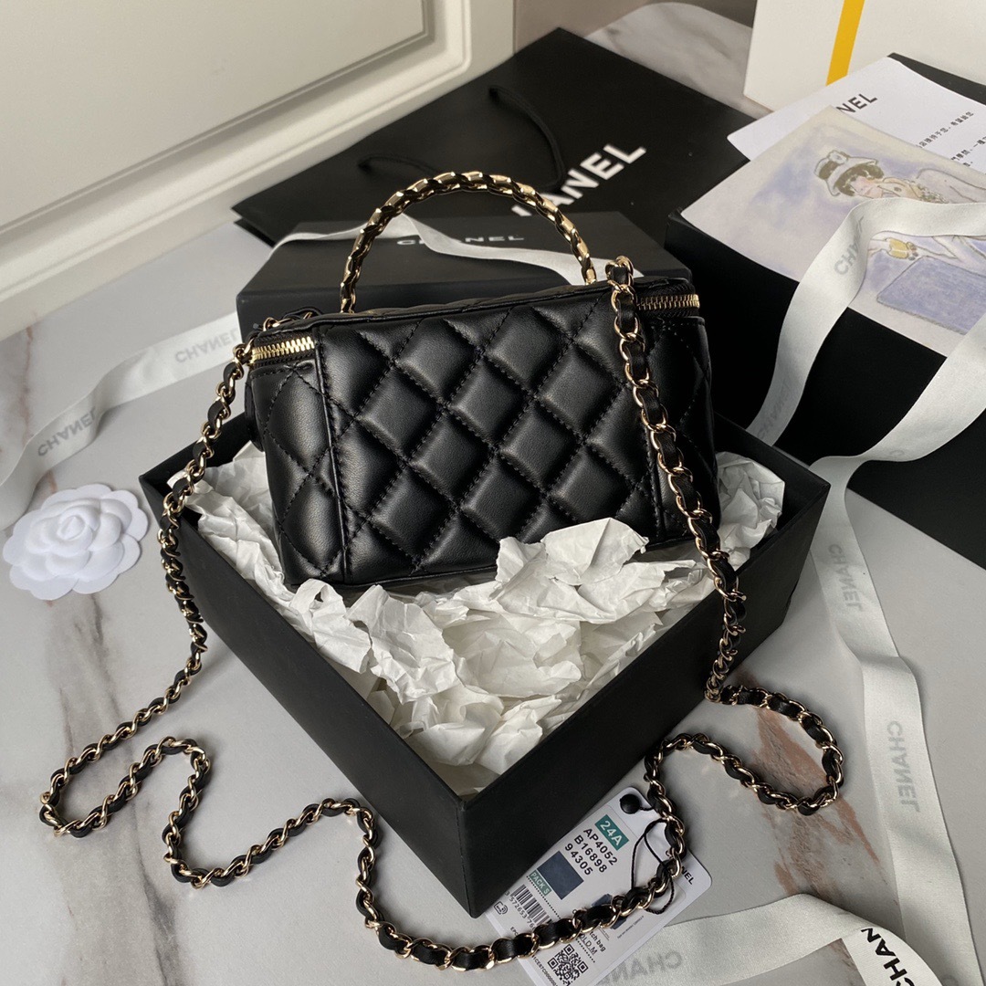 Chanel makeup bag