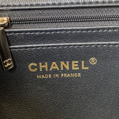Chanel flap bag with handle