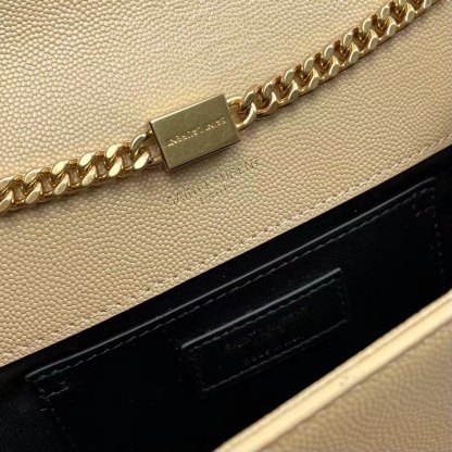 YSL Kate Medium In Grain Poudre embossed Leather Bag