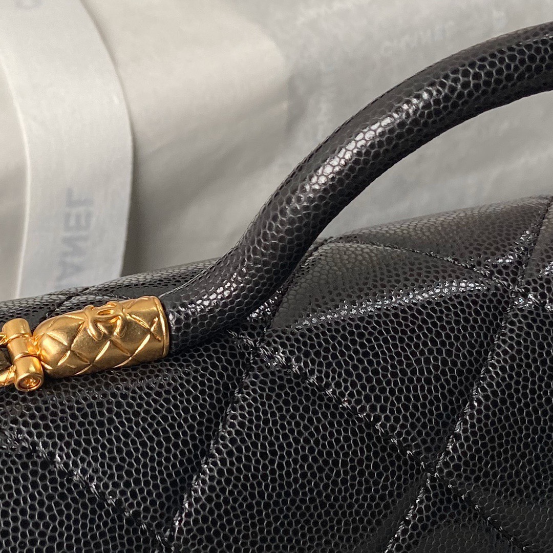 Chanel flap bag with handle