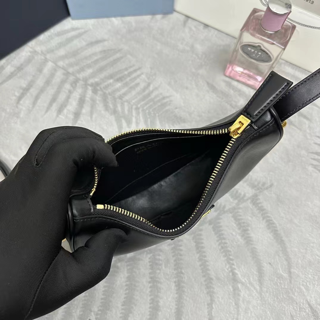 Prada Arqué leather mini shoulder bag