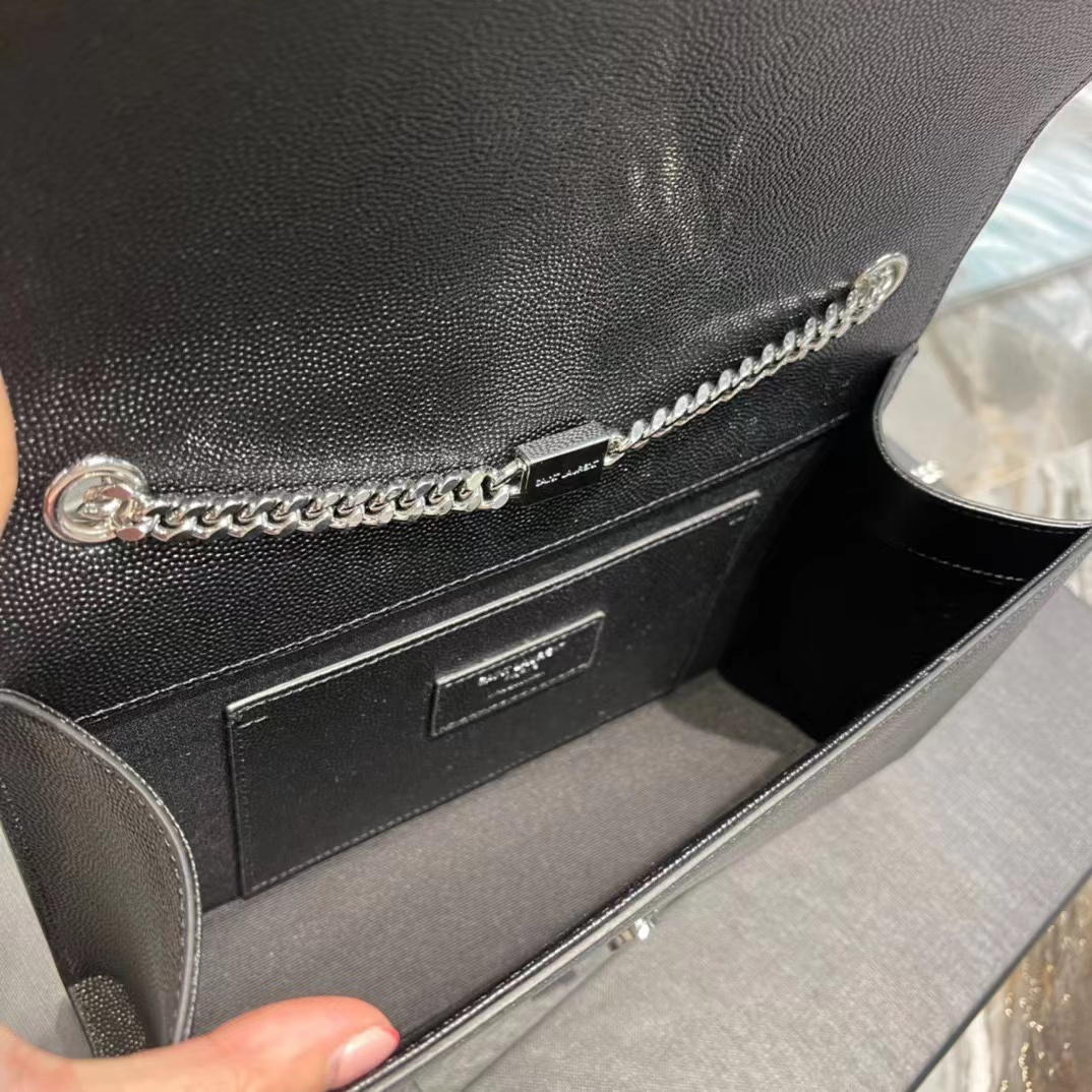 YSL KATE MEDIUM IN GRAIN DE POUDRE EMBOSSED LEATHER