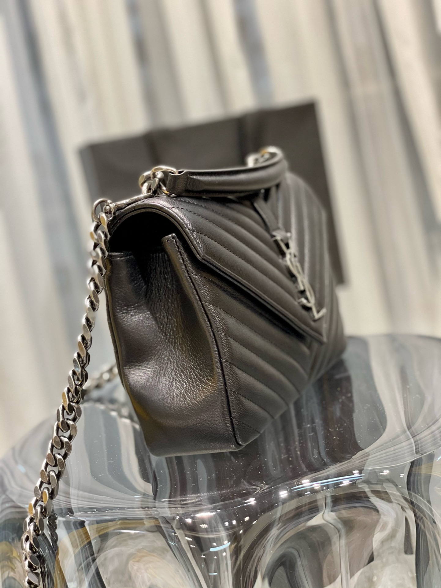 YSL COLLEGE MEDIUM IN QUILTED LEATHER