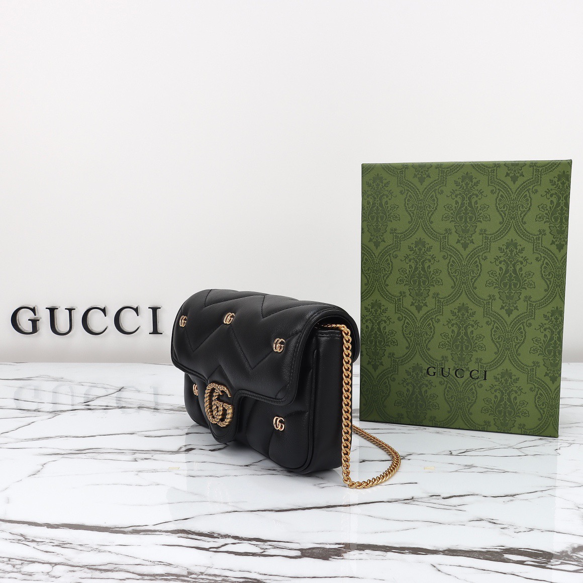 GG Marmont Small Shoulder Bag (with Card Holder)