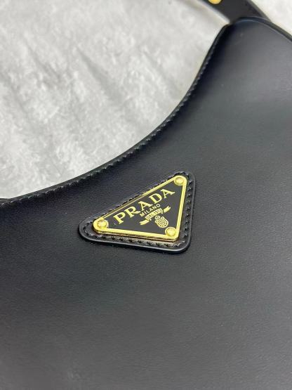 Prada Arqué leather mini shoulder bag