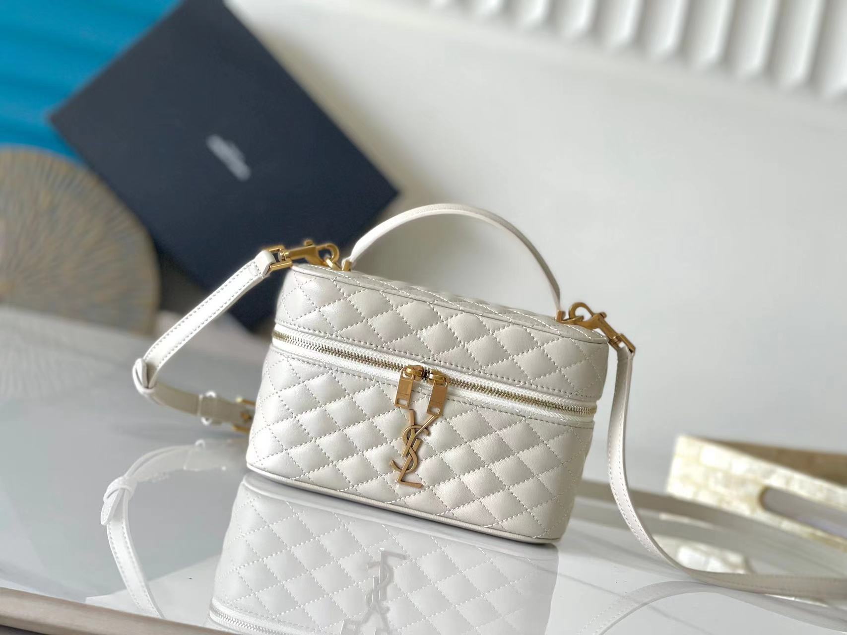 YSL GABY VANITY BAG IN LAMBSKIN