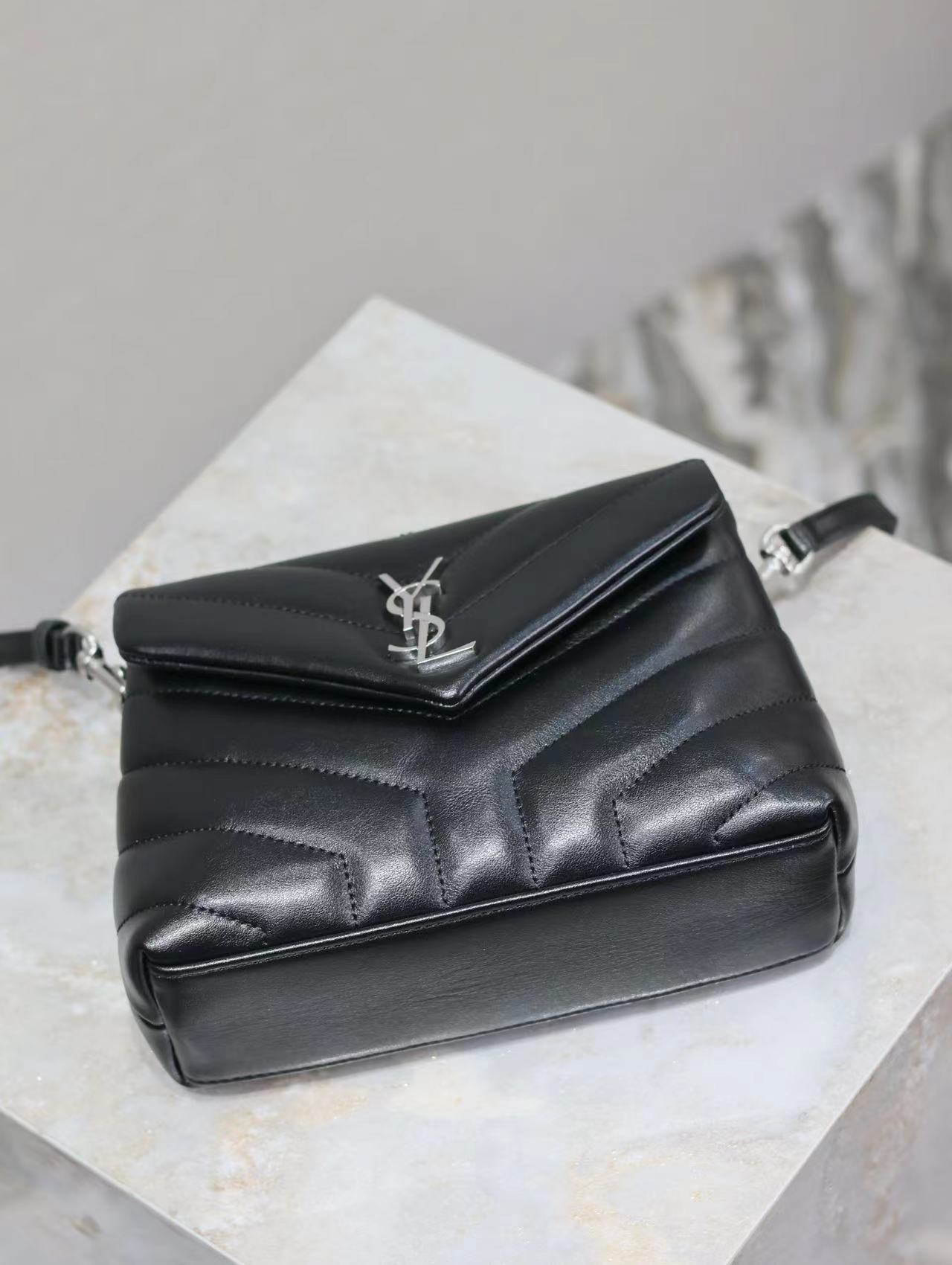 YSL TOY LOULOU IN QUILTED LEATHER
