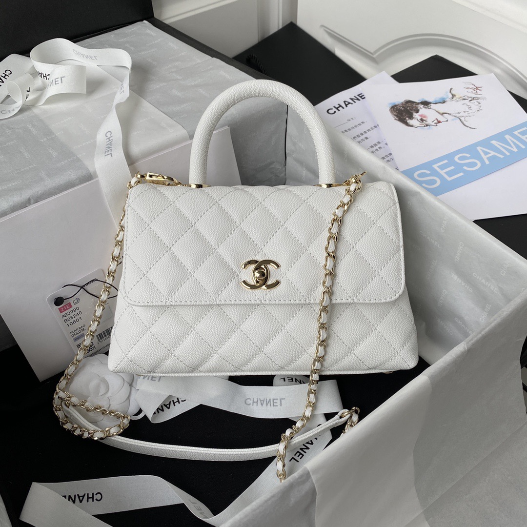 Chanel Coco Handle Flap Handbag