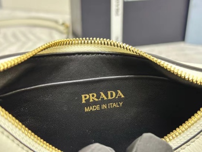 Prada Arqué leather mini shoulder bag