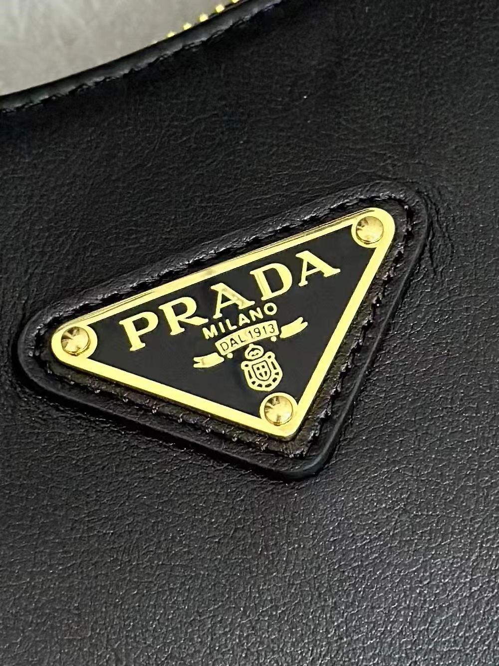 Prada Arqué large leather shoulder bag