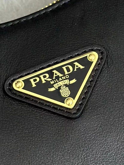 Prada Arqué large leather shoulder bag