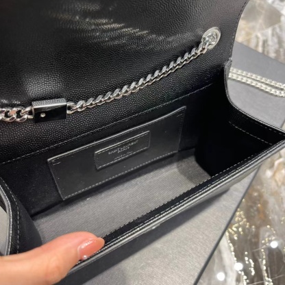 YSL Small KATE bag in grained leather