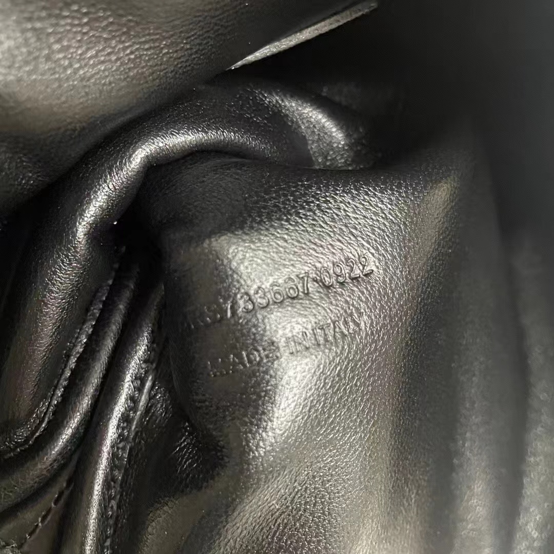 YSL GABY ZIPPED POUCH IN QUILTED LAMBSKIN