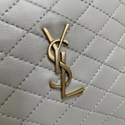 YSL GABY ZIPPED POUCH IN QUILTED LAMBSKIN