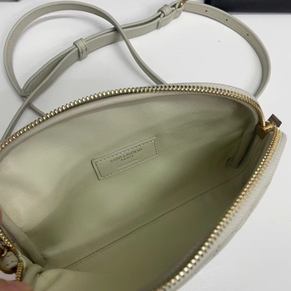 YSL GABY ZIPPED POUCH IN QUILTED LAMBSKIN