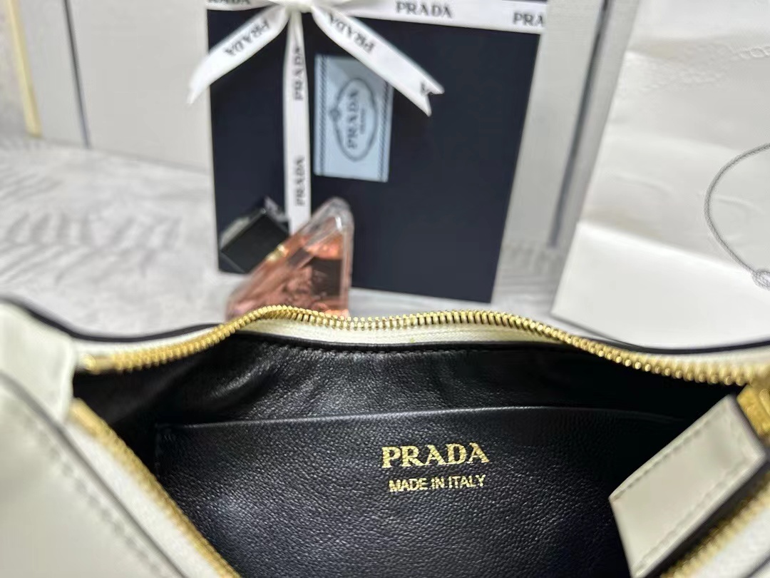 Prada Arqué small leather shoulder bag