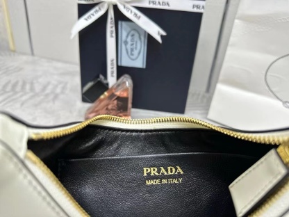 Prada Arqué small leather shoulder bag