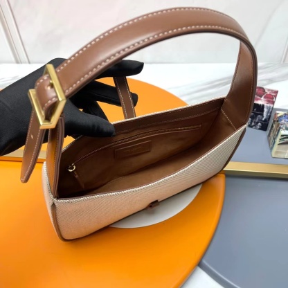 YSL LE 5 A 7 IN CANVAS AND LEATHER