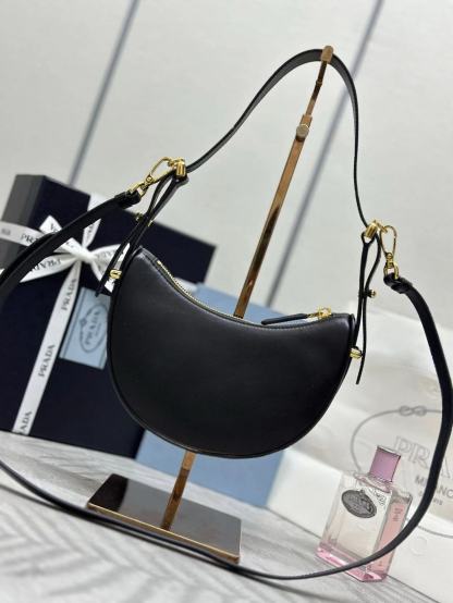 Prada Arqué leather mini shoulder bag