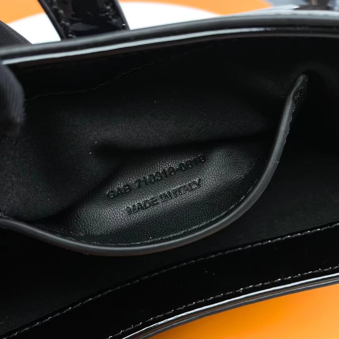 YSL MINI LE 5 A 7 IN PATENT LEATHER