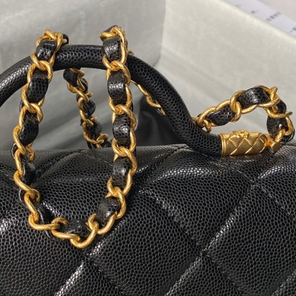 Chanel flap bag with handle