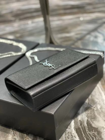 YSL KATE MEDIUM IN GRAIN DE POUDRE EMBOSSED LEATHER