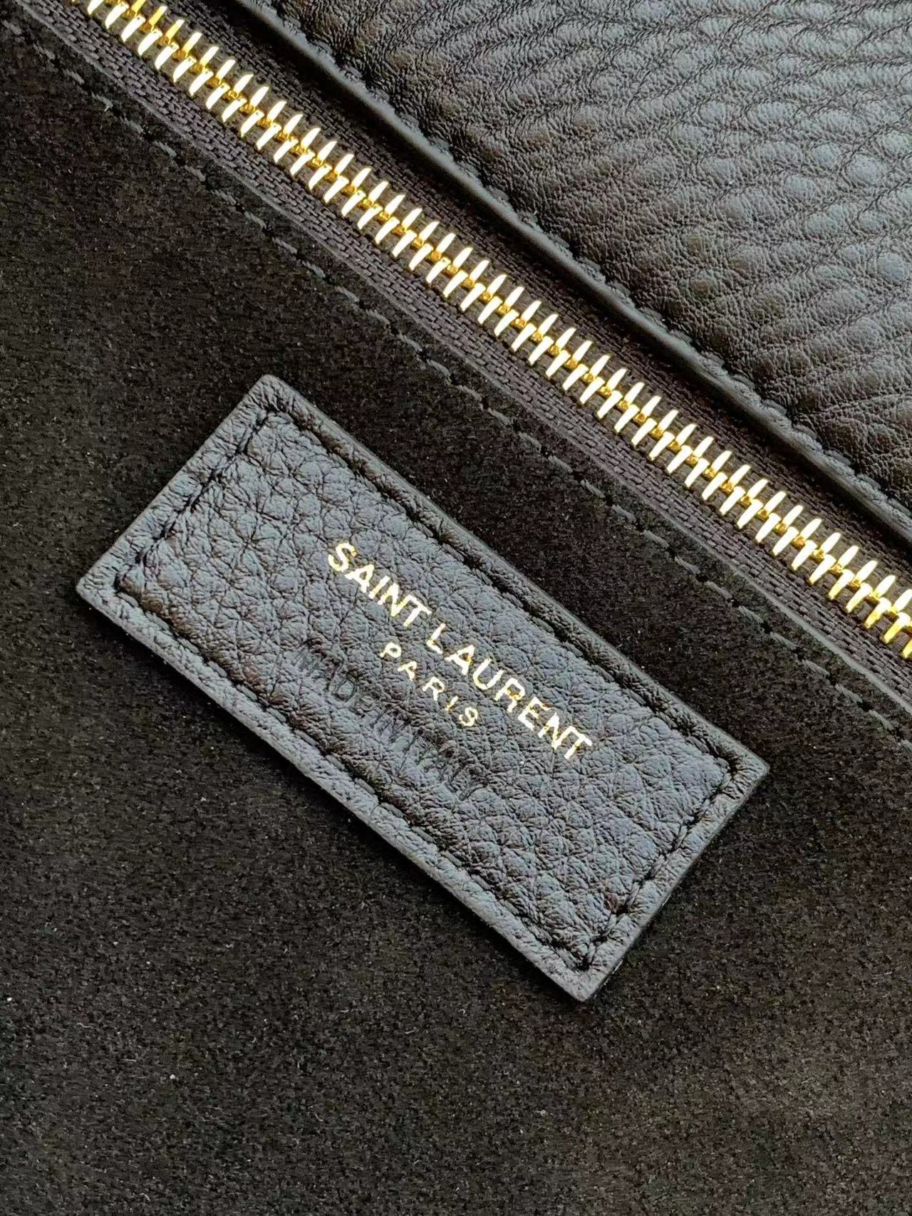 YSL LE 5 A 7 BEA IN GRAINED LEATHER