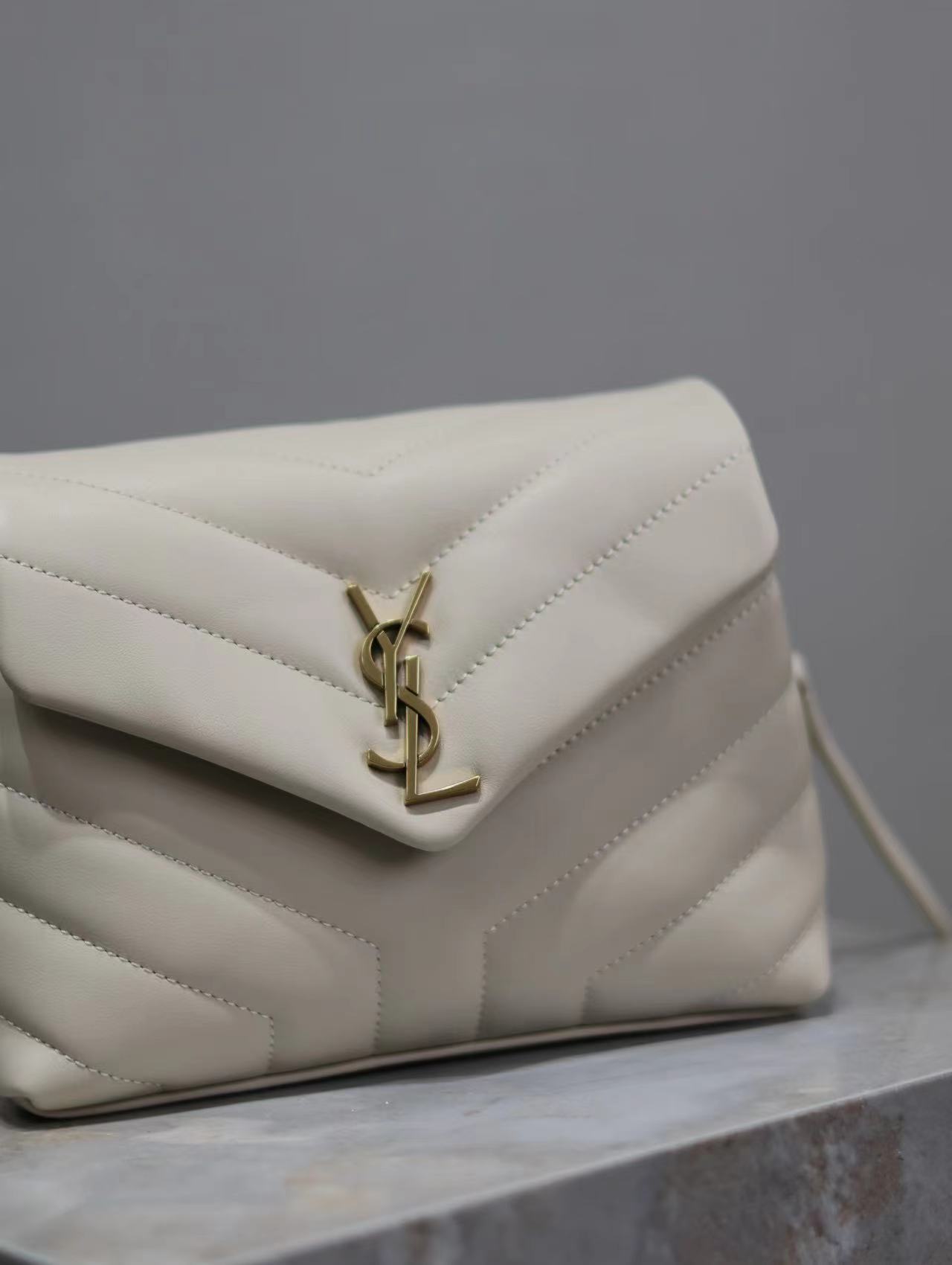 YSL TOY LOULOU IN QUILTED LEATHER