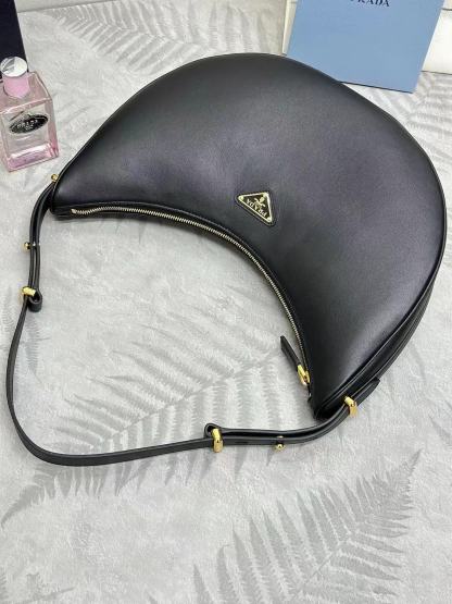 Prada Arqué large leather shoulder bag