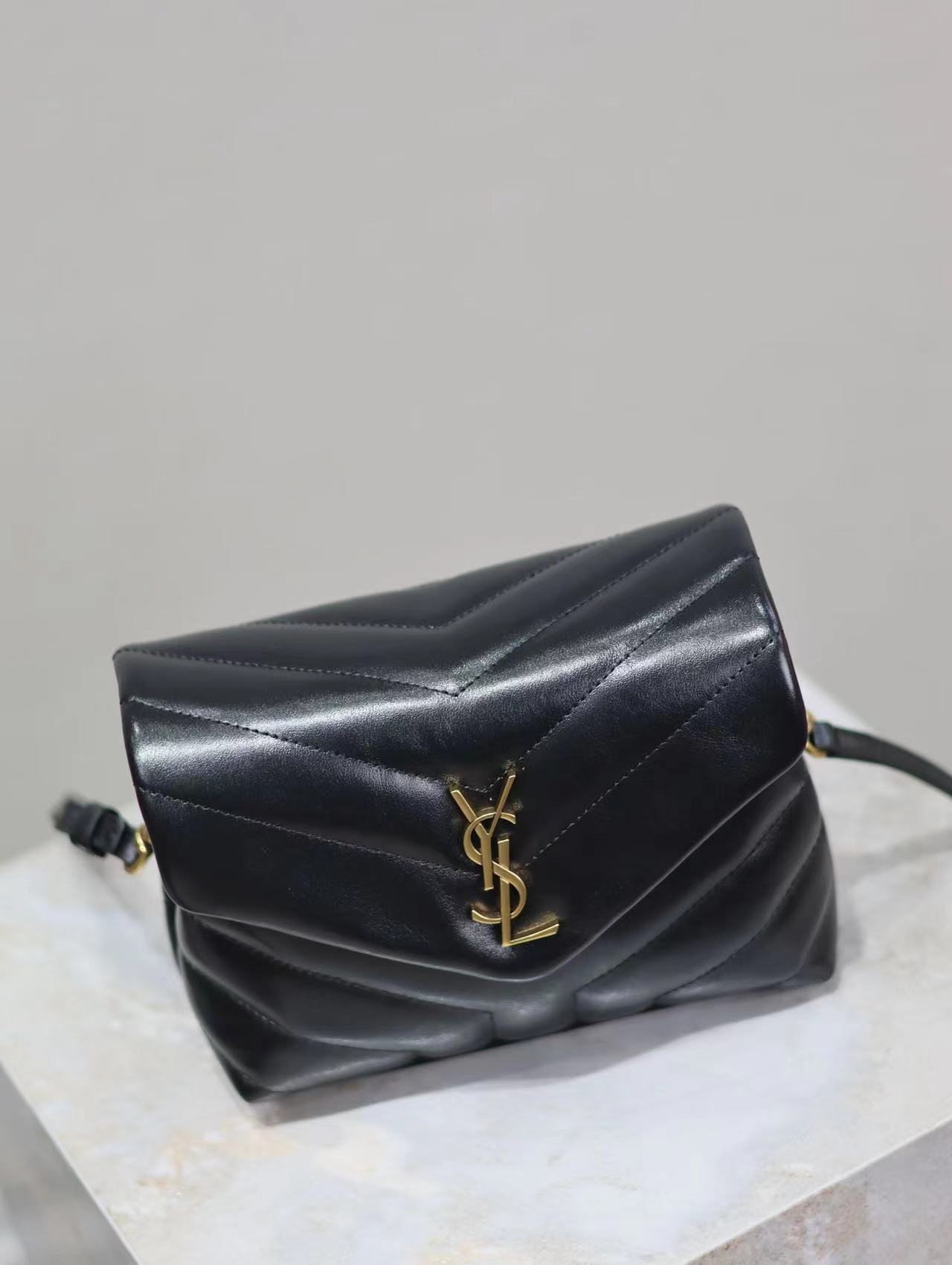 YSL TOY LOULOU IN QUILTED LEATHER