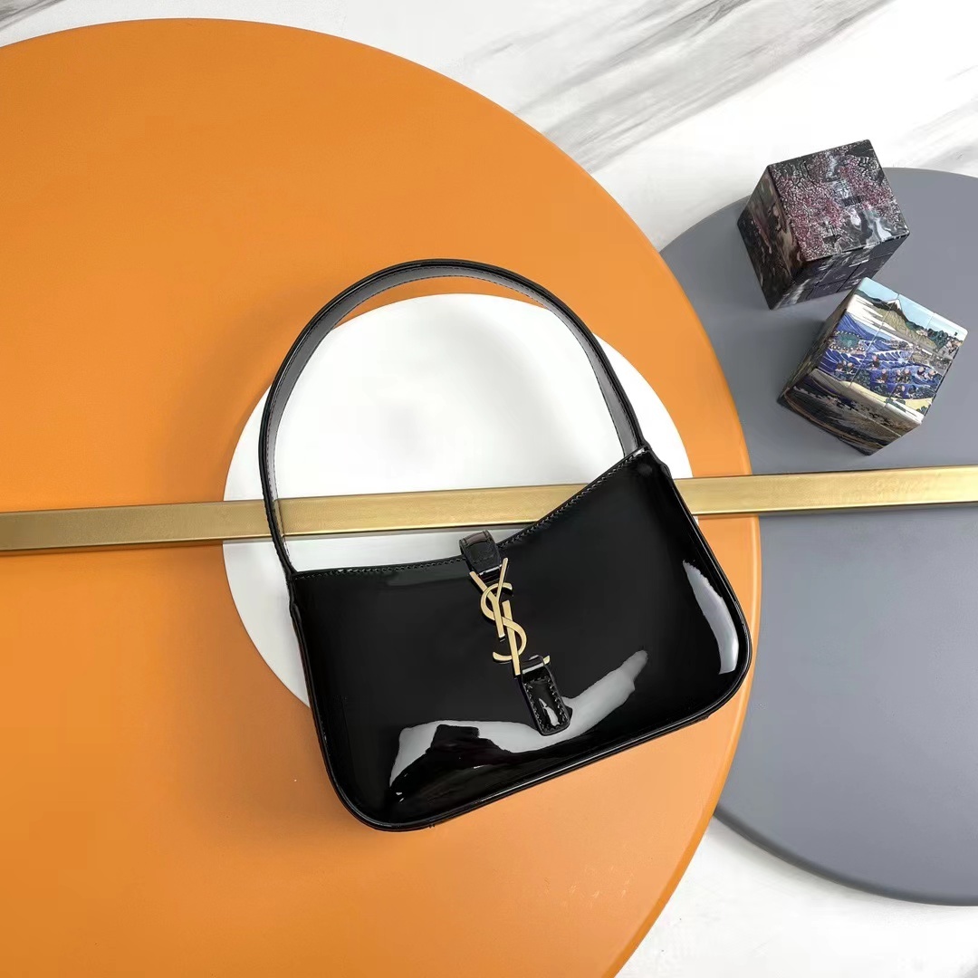 YSL MINI LE 5 A 7 IN PATENT LEATHER