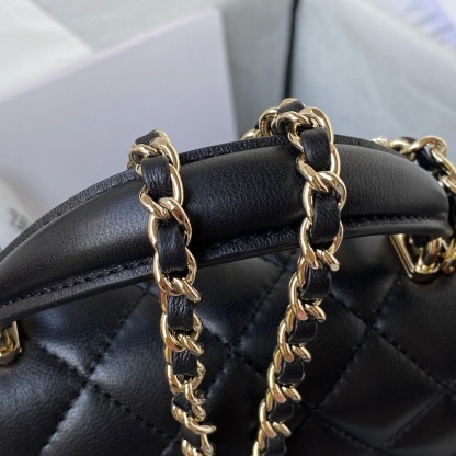 Chanel flap bag with handle