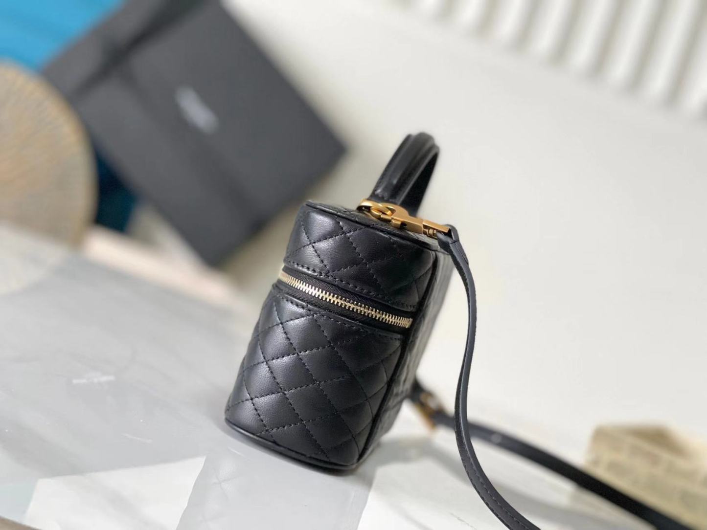 YSL GABY VANITY BAG IN LAMBSKIN