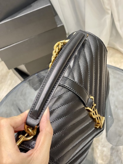 YSL COLLEGE MEDIUM IN QUILTED LEATHER