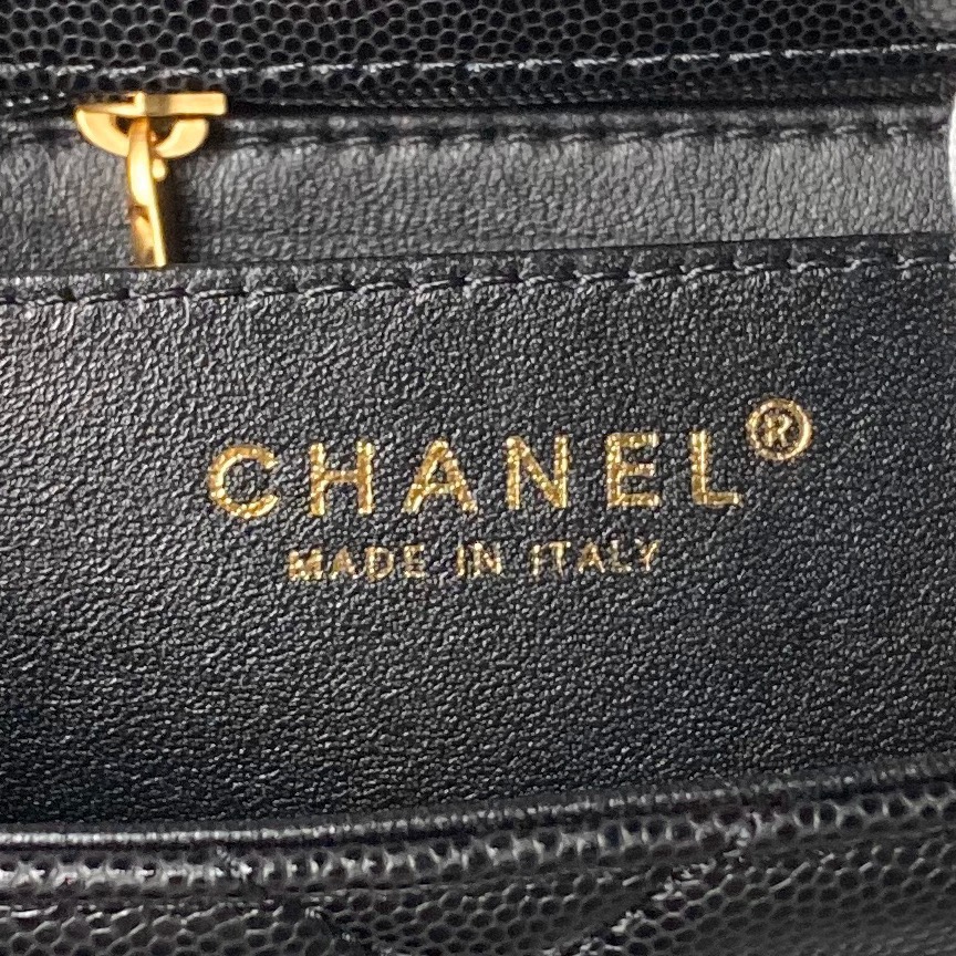 Chanel flap bag with handle