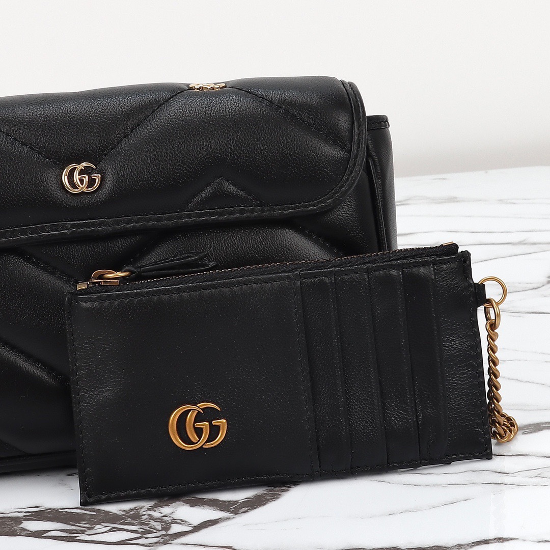 GG Marmont Small Shoulder Bag (with Card Holder)