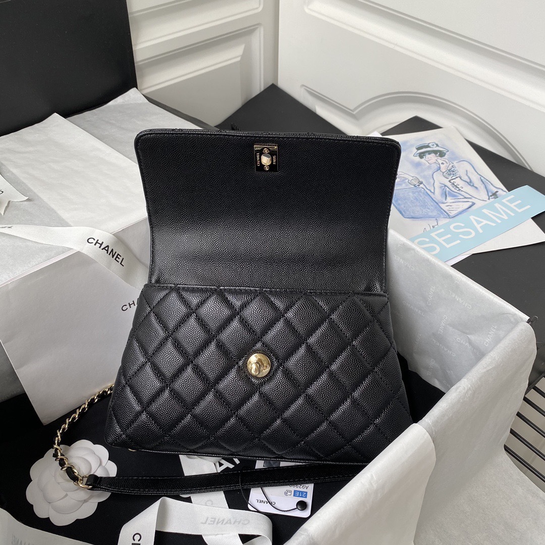 Chanel Coco Handle Flap Handbag