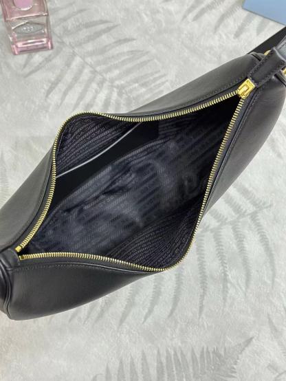 Prada Arqué large leather shoulder bag