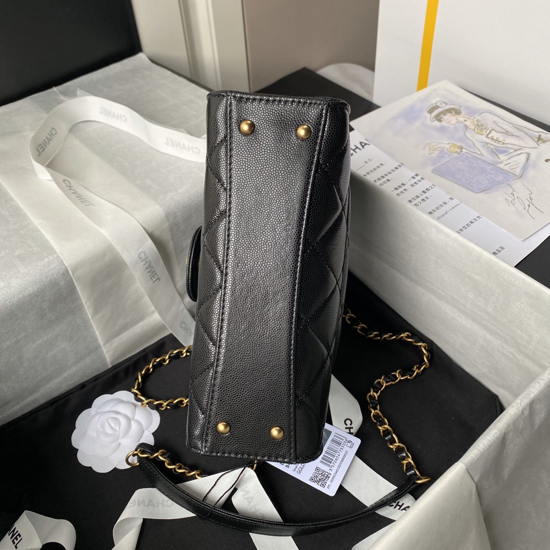 Chanel flap bag with handle