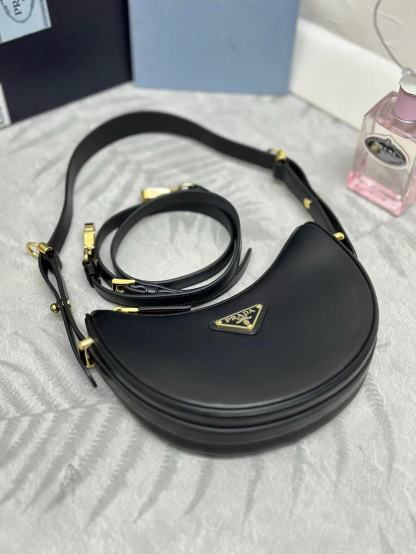 Prada Arqué leather mini shoulder bag